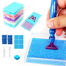 Load image into Gallery viewer, Diamond Painting Tray Diamond Organizer Drawer with Lid Diamond Painting Pen
