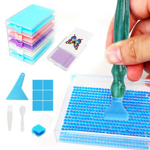 Load image into Gallery viewer, Diamond Painting Tray Diamond Organizer Drawer with Lid Diamond Painting Pen
