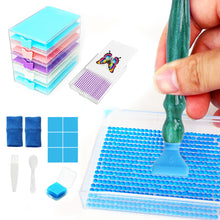 Load image into Gallery viewer, Diamond Painting Tray Diamond Organizer Drawer with Lid Diamond Painting Pen
