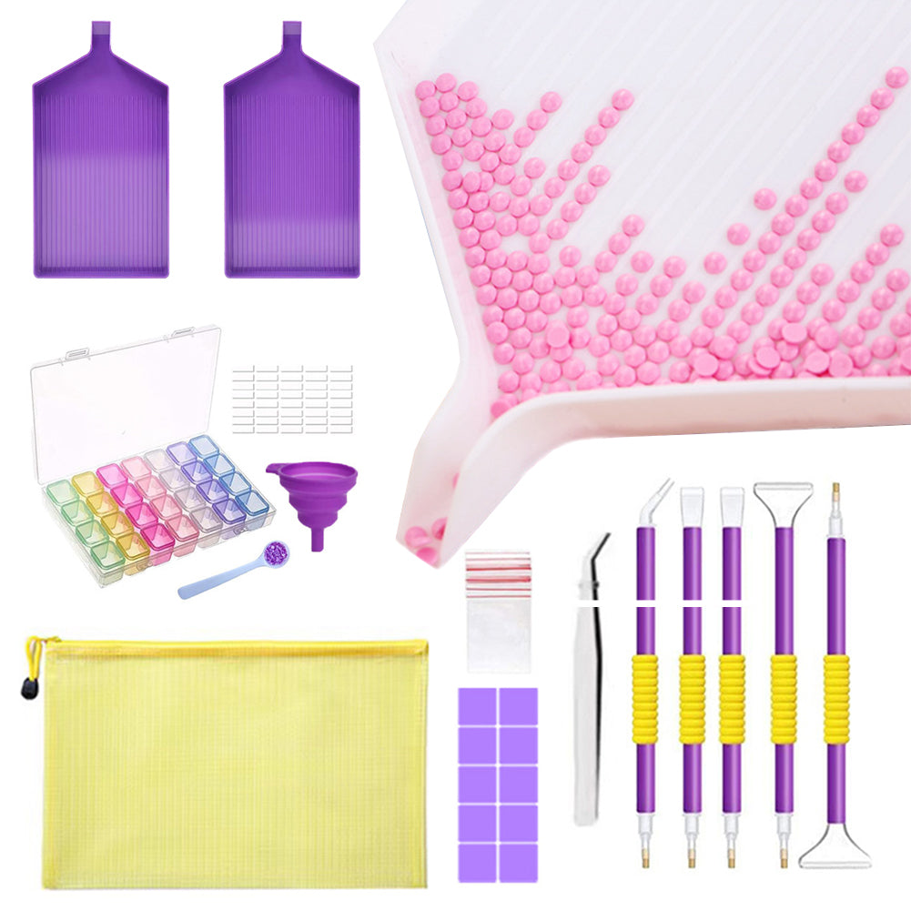 Diamond Painting Tray Diamond Organizer Drawer 5D DIY Drills Plate for Beginners