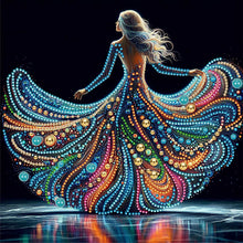 Load image into Gallery viewer, Diamond Painting - Partial Special Shaped - Ballet girl (30*30CM)
