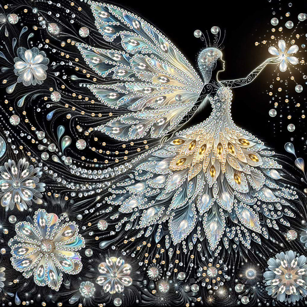 Diamond Painting - Partial Special Shaped - Ballet girl (30*30CM)