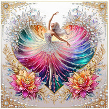 Load image into Gallery viewer, Diamond Painting - Partial Special Shaped - Ballet girl (30*30CM)
