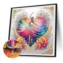 Load image into Gallery viewer, Diamond Painting - Partial Special Shaped - Ballet girl (30*30CM)
