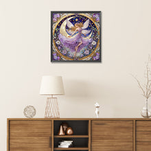 Load image into Gallery viewer, Diamond Painting - Partial Special Shaped - Long-haired girl (30*30CM)
