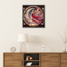 Load image into Gallery viewer, Diamond Painting - Partial Special Shaped - Long-haired girl (30*30CM)

