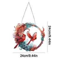 Load image into Gallery viewer, PVC Glass Special Shaped Animal Diamond Painting Hanging Sign Home Windows Decor
