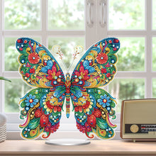 Load image into Gallery viewer, Acrylic Special Shaped Butterfly Diamond Painting Desktop Decorations for Adults

