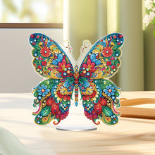 Load image into Gallery viewer, Acrylic Special Shaped Butterfly Diamond Painting Desktop Decorations for Adults
