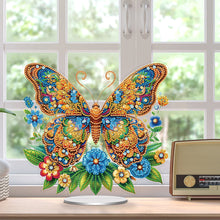 Load image into Gallery viewer, Acrylic Special Shaped Butterfly Diamond Painting Desktop Decorations for Adults
