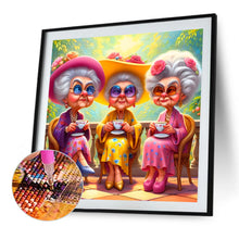 Load image into Gallery viewer, Diamond Painting - Full Round - Relaxing grandma (40*40CM)
