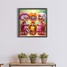 Load image into Gallery viewer, Diamond Painting - Full Round - Relaxing grandma (40*40CM)
