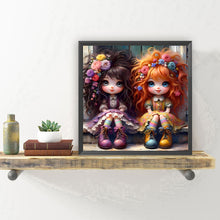 Load image into Gallery viewer, Diamond Painting - Full Round - Curly girl (30*30CM)
