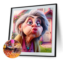 Load image into Gallery viewer, Diamond Painting - Full Round - Funny old lady (30*30CM)
