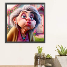 Load image into Gallery viewer, Diamond Painting - Full Round - Funny old lady (30*30CM)
