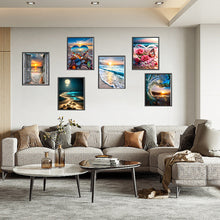 Load image into Gallery viewer, 6pcs Round Diamond Painting Set - Beautiful scenery (30*40CM)
