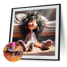 Load image into Gallery viewer, Diamond Painting - Full Round - Tired girl (30*30CM)
