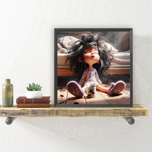 Load image into Gallery viewer, Diamond Painting - Full Round - Tired girl (30*30CM)
