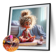 Load image into Gallery viewer, Diamond Painting - Full Round - Yoga girl (30*30CM)
