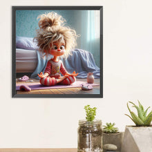Load image into Gallery viewer, Diamond Painting - Full Round - Yoga girl (30*30CM)
