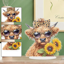 Load image into Gallery viewer, Acrylic Special Shape Seahorse Desktop Diamond Art Kits for Home Office Decor
