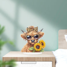 Load image into Gallery viewer, Acrylic Special Shape Seahorse Desktop Diamond Art Kits for Home Office Decor
