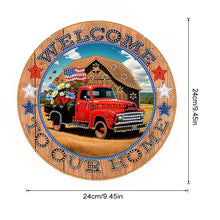 Load image into Gallery viewer, US Flag Diamond Painting Art Pendant Suncatcher Diamond Drawing Hanging Ornament
