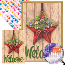 Load image into Gallery viewer, AB Diamond Painting - Full Round - Welcome calligraphy and painting (40*60CM)
