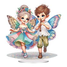 Load image into Gallery viewer, Acrylic Fairy Boy Girl Table Top 5D Diamond Painting Ornament Kits for Beginner
