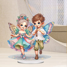 Load image into Gallery viewer, Acrylic Fairy Boy Girl Table Top 5D Diamond Painting Ornament Kits for Beginner
