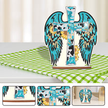 Load image into Gallery viewer, Wooden Special Shaped Jesus Religion 5D DIY Diamond Tabletop Decor for Beginner
