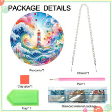 Load image into Gallery viewer, Beacon Suncatcher Special Shape Diamond Drawing Hanging Ornament for Window Wall
