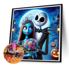 Load image into Gallery viewer, Diamond Painting - Full Square - Night of Christmas - Jack and Sally (30*30CM)
