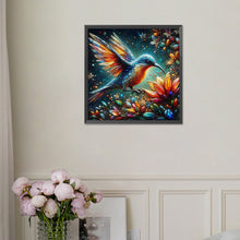 Load image into Gallery viewer, Diamond Painting - Full Square - Glass hummingbird (30*30CM)
