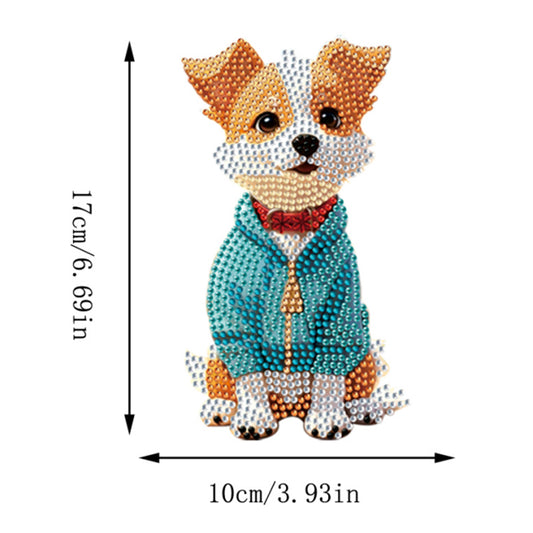 Dog Acrylic Special Shape Diamond Painting Desktop Decors for Home Office Decor