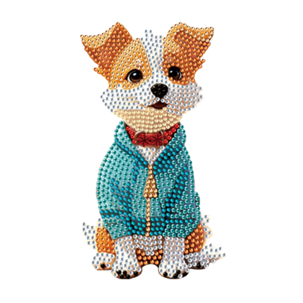 Dog Acrylic Special Shape Diamond Painting Desktop Decors for Home Office Decor