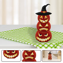 Load image into Gallery viewer, Shaking Head Pumpkin Acrylic Special Shape Diamond Painting Ornament for Decor
