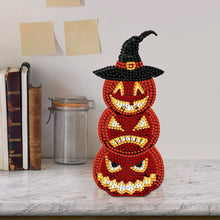 Load image into Gallery viewer, Shaking Head Pumpkin Acrylic Special Shape Diamond Painting Ornament for Decor
