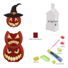 Load image into Gallery viewer, Shaking Head Pumpkin Acrylic Special Shape Diamond Painting Ornament for Decor

