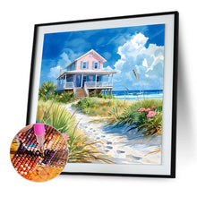 Load image into Gallery viewer, Diamond Painting - Full Round - Seaside hut (30*30CM)
