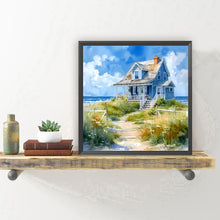 Load image into Gallery viewer, Diamond Painting - Full Round - Seaside hut (30*30CM)
