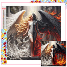 Load image into Gallery viewer, Diamond Painting - Full Square - Angel and devil (40*40CM)
