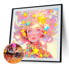 Load image into Gallery viewer, AB Diamond Painting - Full Round - Colorful star girl (40*40CM)
