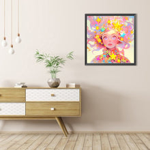 Load image into Gallery viewer, AB Diamond Painting - Full Round - Colorful star girl (40*40CM)
