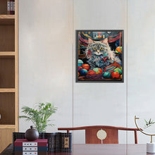 Load image into Gallery viewer, AB Diamond Painting - Full Round - Long-haired kitten (40*45CM)
