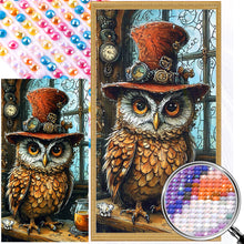 Load image into Gallery viewer, AB Diamond Painting - Full Round - Mysterious owl (40*75CM)
