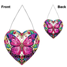 Load image into Gallery viewer, Stained Glass Animal Diamond Drawing Hanging Ornament Butterfly Suncatcher
