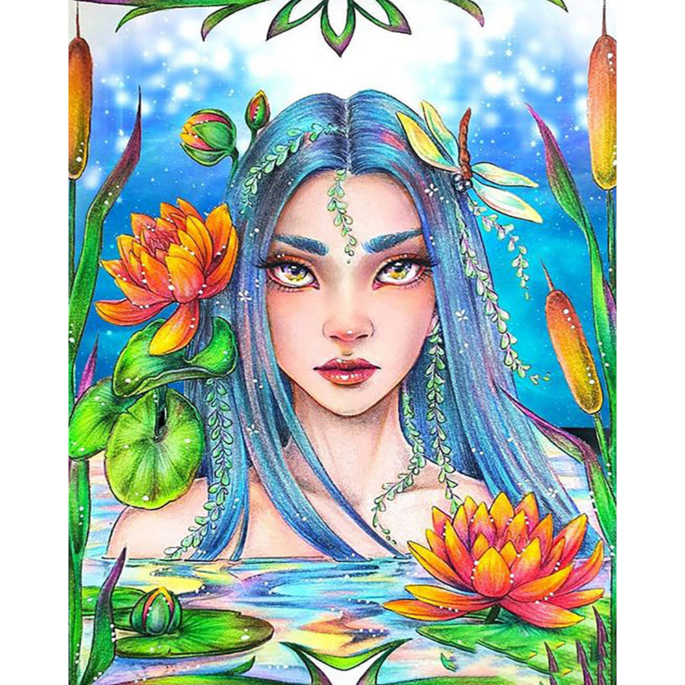 Diamond Painting - Full Round - Girl (40*50CM)