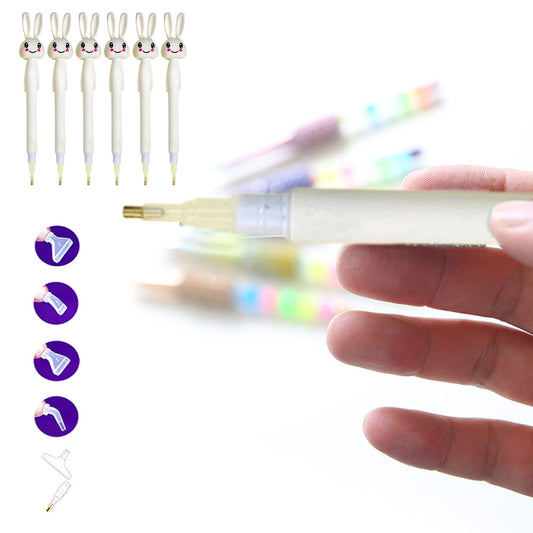 Rabbit Diamond Painting Pen with Pen Tips 5D Diamond Art Pen Kit for Kids Adults