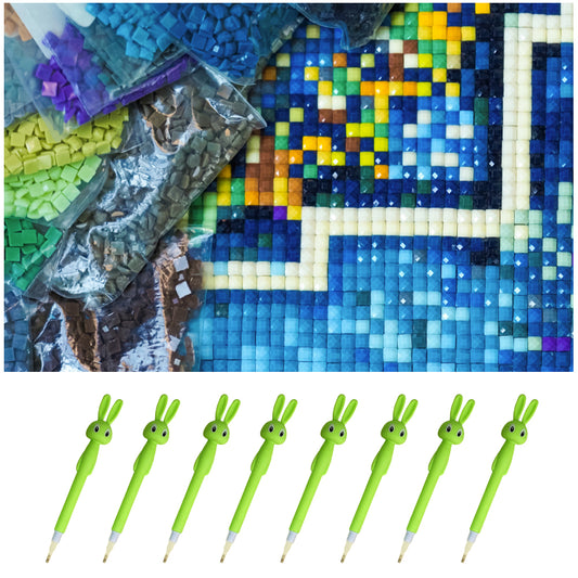 Rabbit Diamond Painting Pen with Pen Tips 5D Diamond Art Pen Kit for Kids Adults